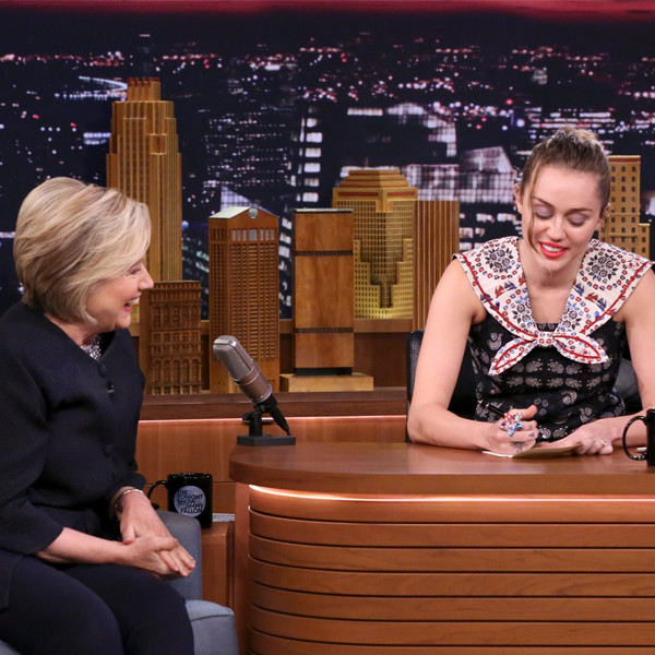Hillary Clinton, Miley Cyrus Hillary Clinton, Miley Cyrus
